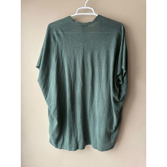 Eileen Fisher Nori Open Front Green Short Sleeve Cardigan Women's Size XXS - Picture 2 of 2